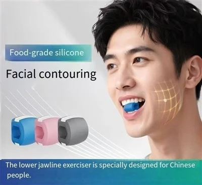 Traenálaí Muscle Masseter Líne Jaw Matáin Aghaidh Trealamh Cleachtadh Cruthaitheoir Smig Dhúbailte Perioral Bia Grád Silicone Inaistrithe