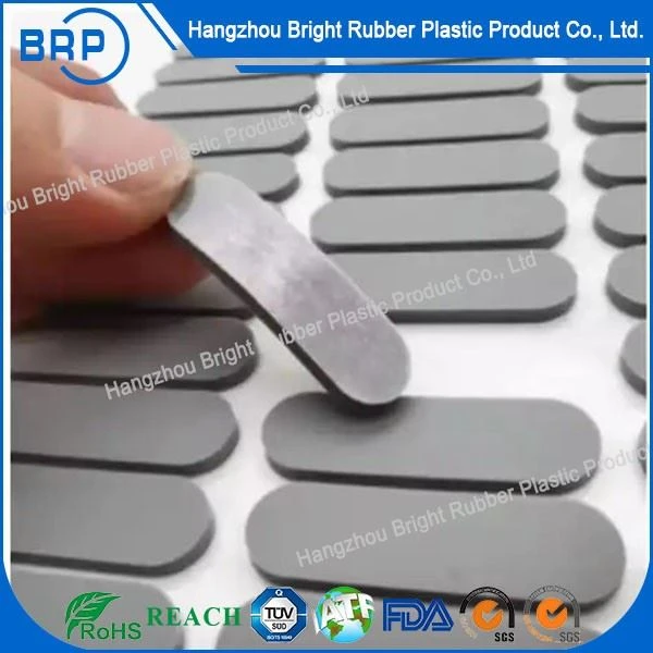 Die Cutting 3 m Self Adhesive Silicone Rubber Feet Pad Customized Anti-slip Adhes Pad